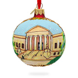 Glass Institute of Art, Minneapolis, Minnesota, USA Glass Ball Christmas Ornament 3.25 Inches in Multi color Round
