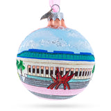 Toledo Museum of Art, Toledo, Ohio, USA Glass Ball Christmas Ornament 3.25 Inches in Multi color, Round shape