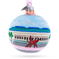 Toledo Museum of Art, Toledo, Ohio, USA Glass Ball Christmas Ornament 3.25 Inches in Multi color Round