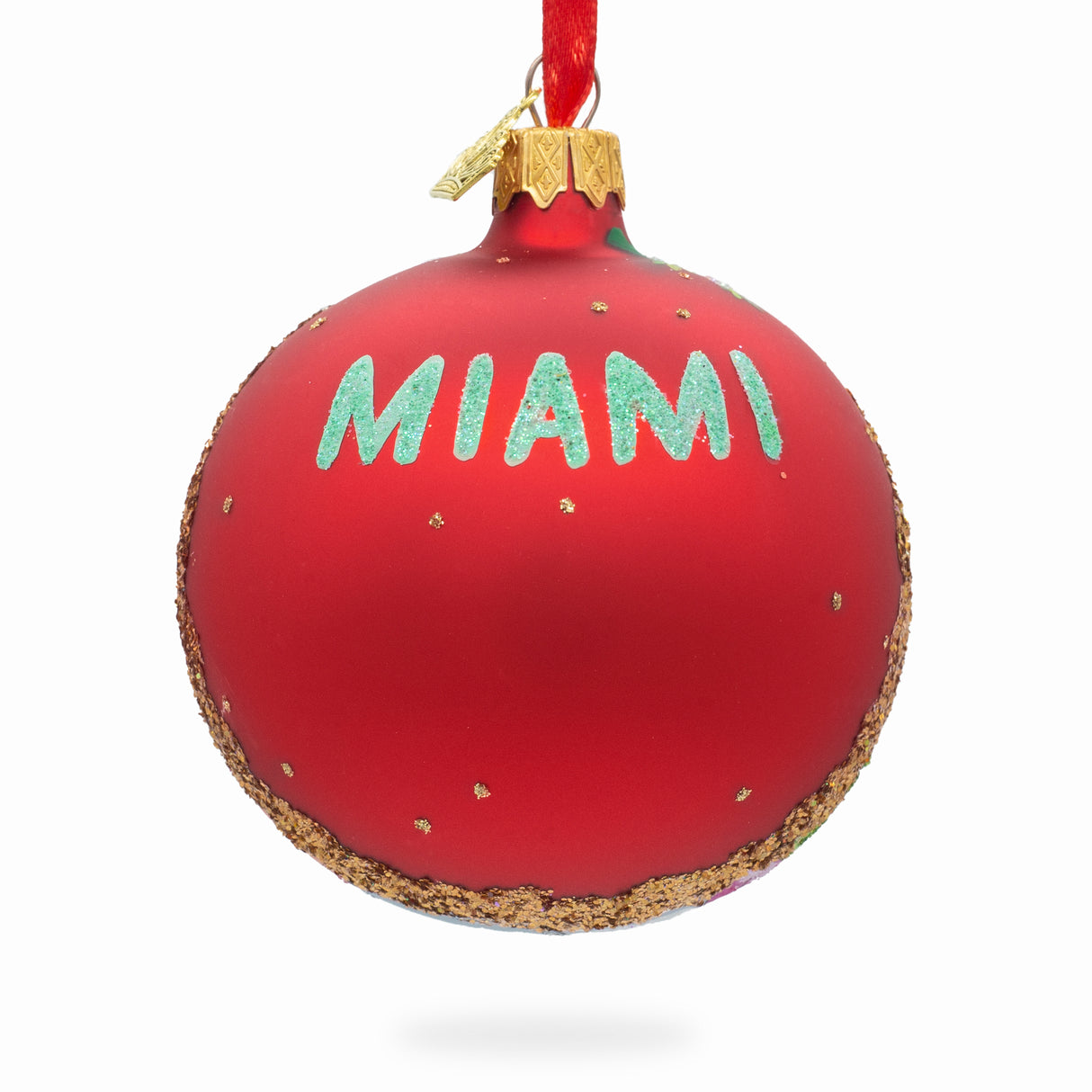 Buy Christmas Ornaments Travel North America USA Florida Miami by BestPysanky Online Gift Ship