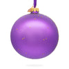 Iris Field Painting Glass Ball Christmas Ornament 4 InchesUkraine ,dimensions in inches: 4 x 4 x 4