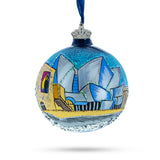 Concert Hall Los Angeles, California Glass Ball Christmas Ornament 3.25 Inches in Multi color, Round shape