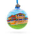 Frank Lloyd Wright's Martin House, Buffalo, New York, USA Glass Ball Christmas Ornament 3.25 Inches in Multi color Round
