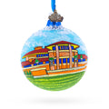 Frank Lloyd Wright's Martin House, Buffalo, New York, USA Glass Ball Christmas Ornament 3.25 Inches in Multi color Round