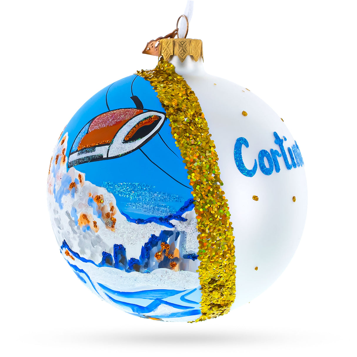 Buy Christmas Ornaments Travel Europe Italy Ski Resorts by BestPysanky Online Gift Ship
