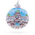 Pennsylvania State Capitol, Harrisburg, Pennsylvania, USA Glass Ball Christmas Ornament 3.25 Inches in Multi color Round