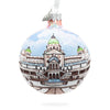 Glass Pennsylvania State Capitol, Harrisburg, Pennsylvania, USA Glass Ball Christmas Ornament 3.25 Inches in Multi color Round