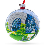 Glass The Dali Museum, St. Petersburg, Florida, USA Glass Ball Christmas Ornament 4 Inches in Multi color Round