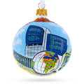 Museum of Natural Sciences, Raleigh, North Carolina, USA Glass Ball Christmas Ornament 3.25 Inches in Multi color Round