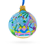 State Fair, St Paul, Minnesota, USA Glass Ball Christmas Ornament 3.25 Inches in Multi color Round