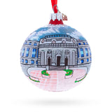 U.S. Naval Academy, Annapolis, Maryland, USA Glass Ball Christmas Ornament 3.25 Inches in Multi color Round