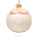 Yale University, New Haven, Connecticut, USA Glass Ball Christmas Ornament 3.25 InchesUkraine ,dimensions in inches: 3.25 x 3.25 x 3.25