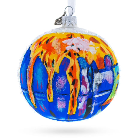 Reed Flute Caves, China Glass Ball Christmas Ornament in Multi color Round
