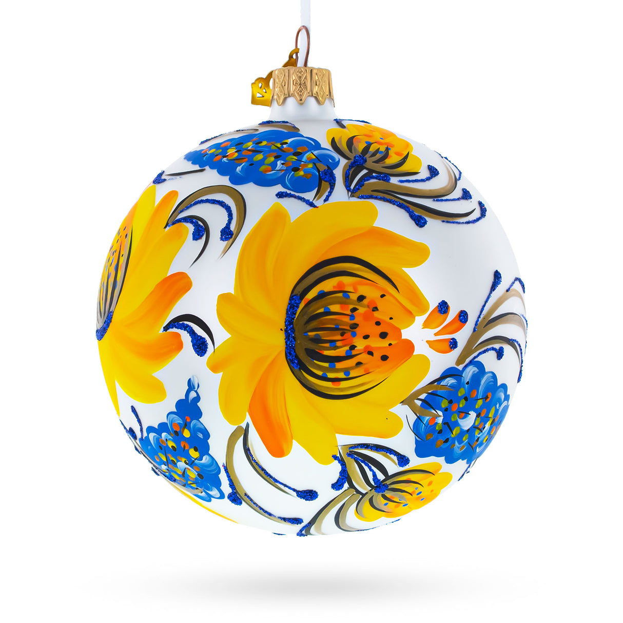 Buy Christmas Ornaments > Flowers by BestPysanky Online Gift Ship