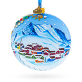 Greenland's Northern Lights Glass Ball Christmas Ornament in  color Round