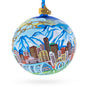 Denver, Colorado Jeweled Glass Ball Christmas Ornament 4 Inches in  color Round