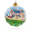 Basilica of Notre Dame of Fourviere, Lyon, France Glass Ball Christmas Ornament in  color Round