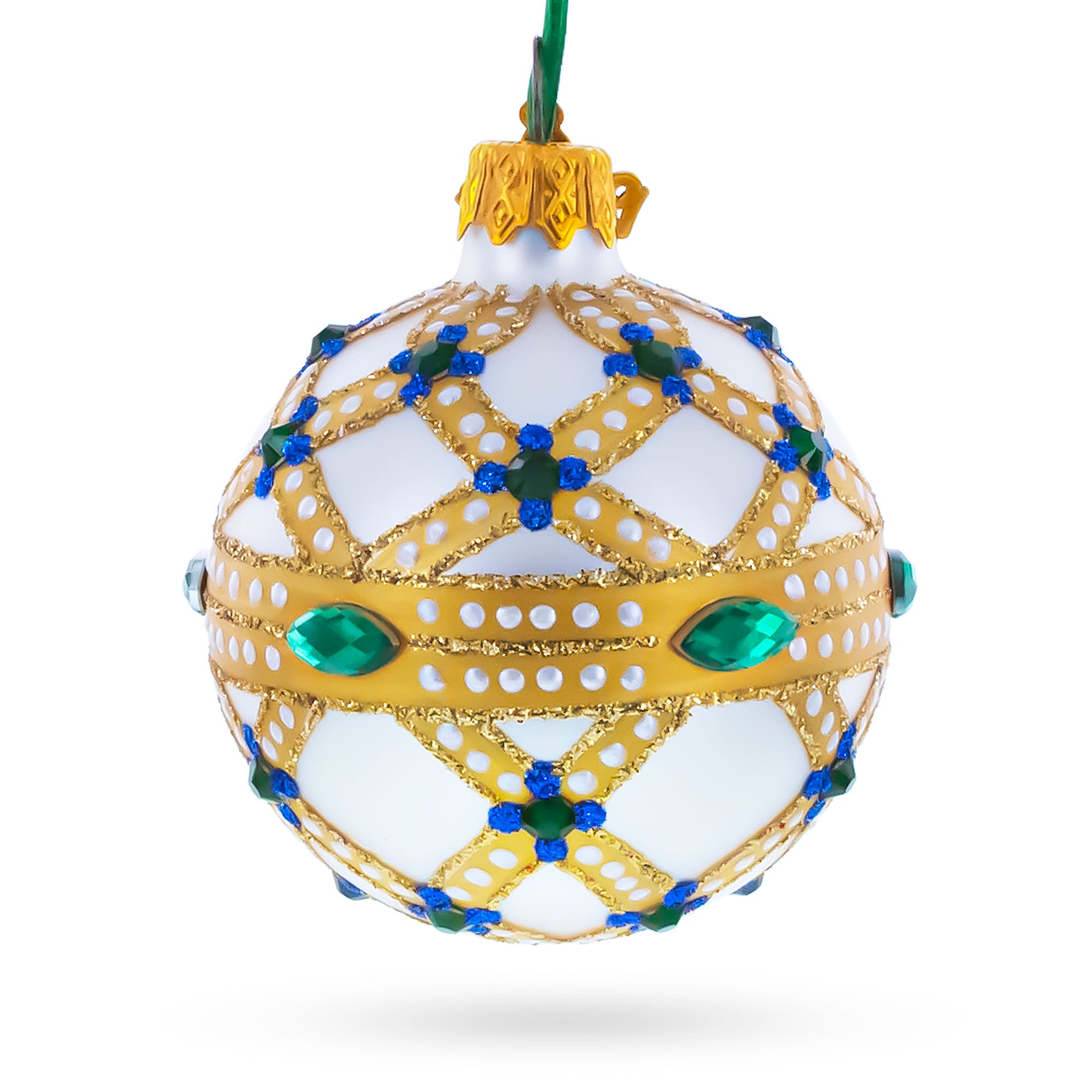 Buy Christmas Ornaments Glamour Geometrical by BestPysanky Online Gift Ship