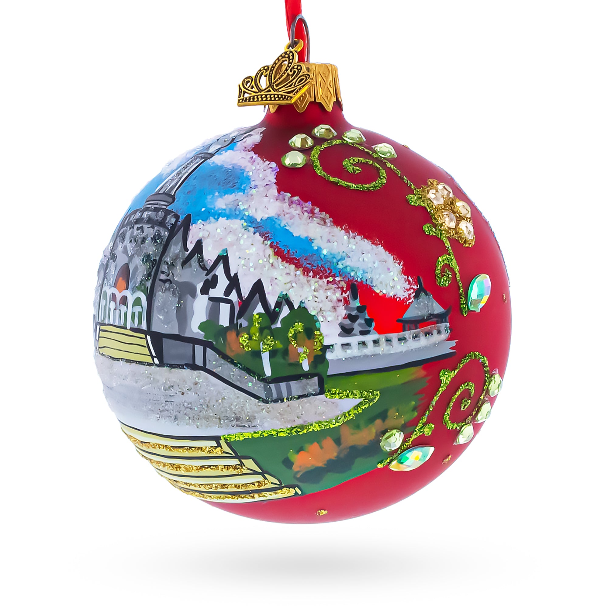 BestPysanky online gift shop sells mouth blown hand made painted xmas decor decorations unique luxury collectible heirloom vintage whimsical elegant festive balls baubles old fashioned european german collection artisan hanging pendants personalized oval