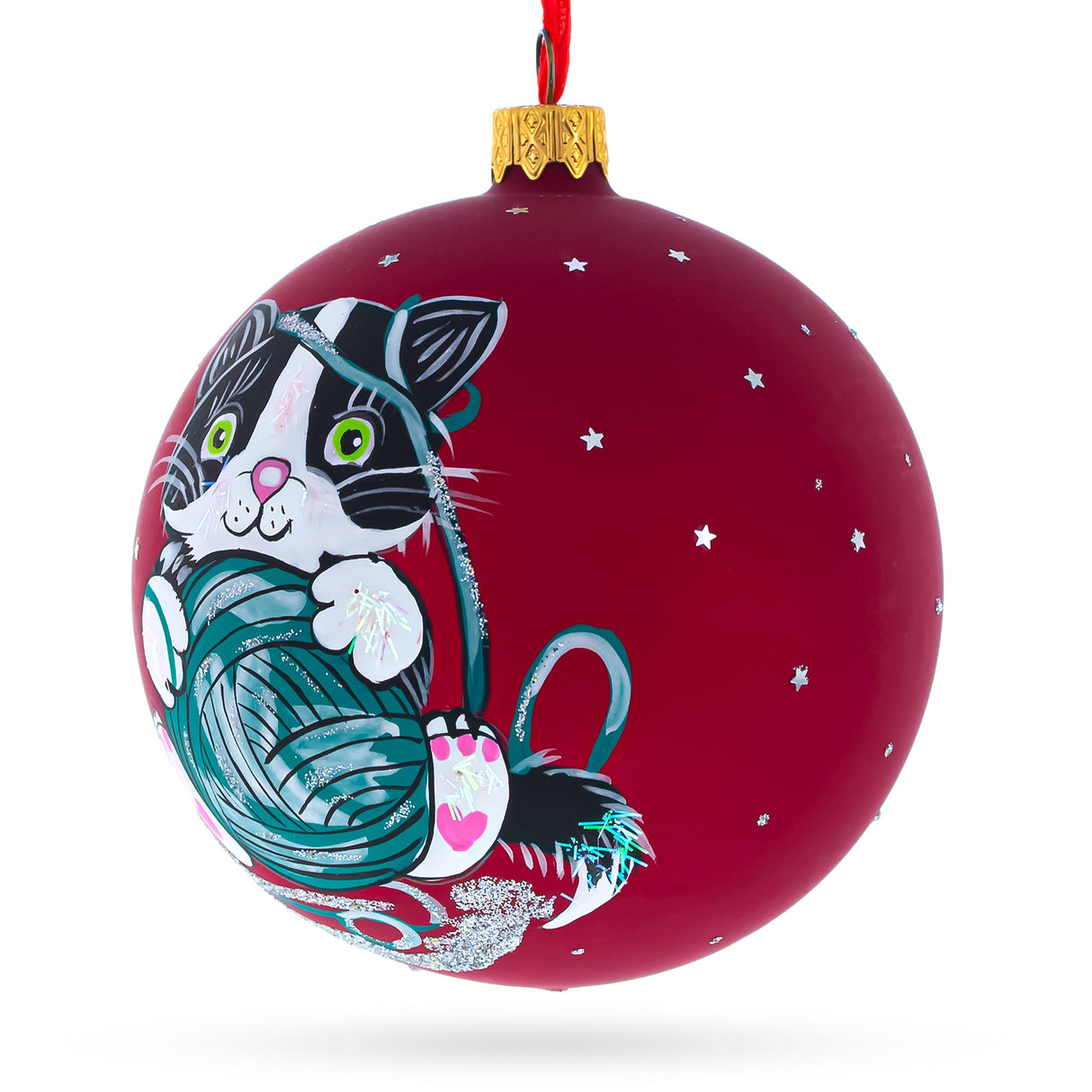 Buy Christmas Ornaments > Animals > Cats by BestPysanky Online Gift Ship