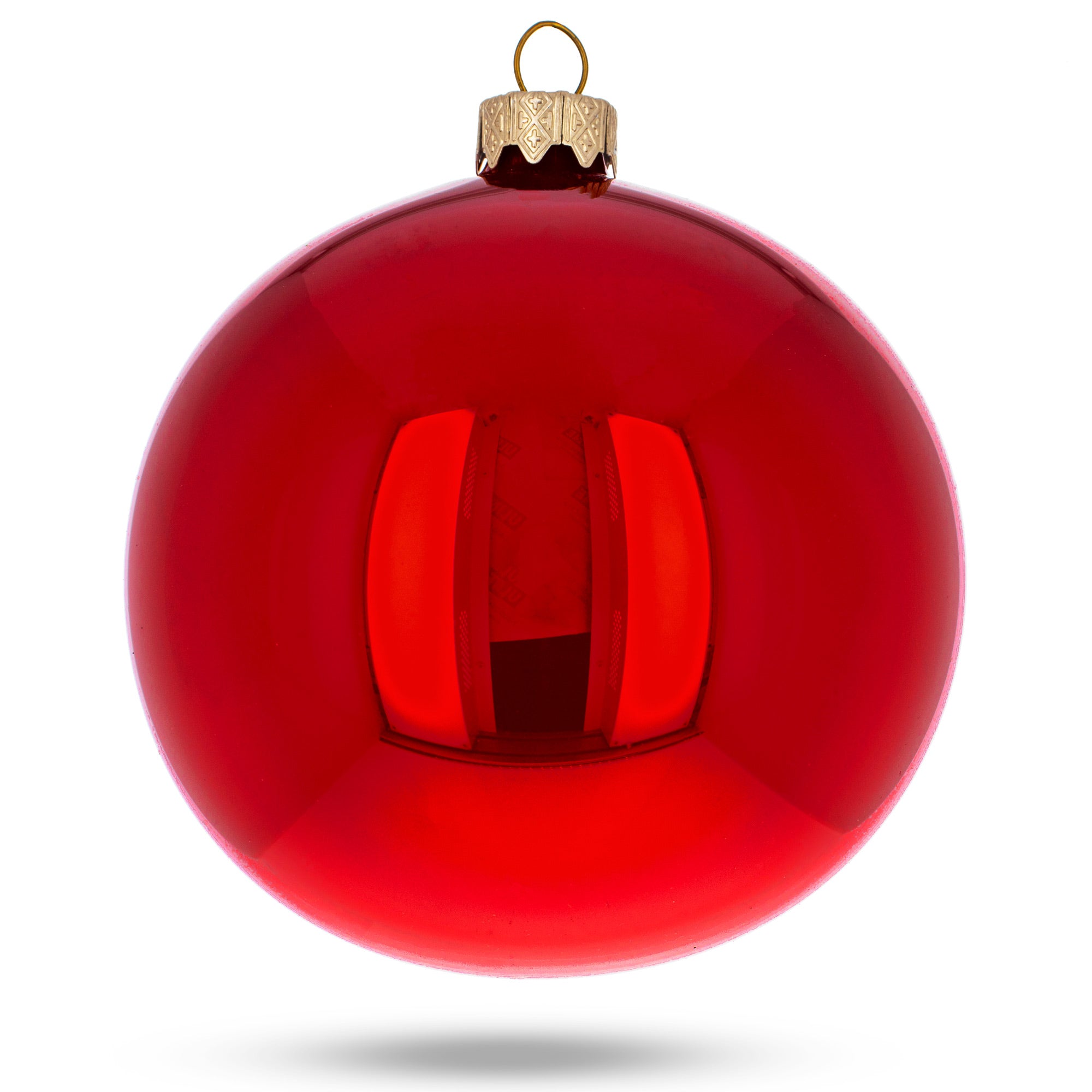 BestPysanky online gift shop sells red glossy glass ball christmas ornaments solid color sets holidays cm material crafted german creation method made traditional way mouth-blown not machine finish detailed italian paint manufacturing skillfully produced ukraine packaging presented