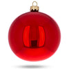 Buy Online Gift Shop Set of 4 Red Glossy Glass Ball Christmas Ornaments 4 Inches
