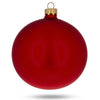 Buy Online Gift Shop Set of 4 Red Matte Glass Ball Christmas Ornaments 4 Inches