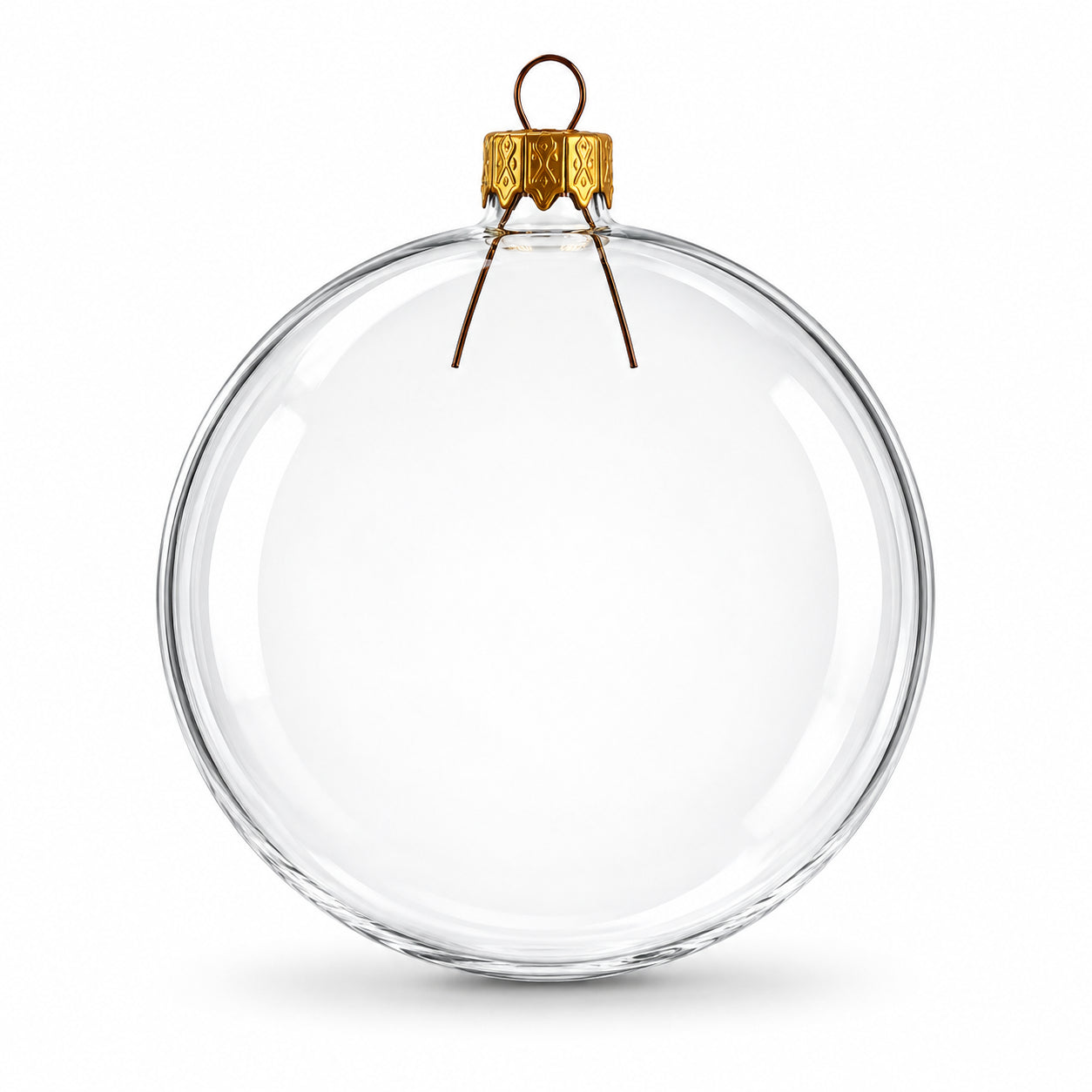 Shop Set of 6 Clear Glass Ball Christmas Ornaments DIY Craft 3.25 Inches. Buy Christmas Ornaments > Clear > Plastic Clear Round