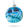 Glass Silvretta Arena Ischgl-Samnaun Ski Resort, Austria Glass Ball Christmas Ornament 4 Inches in Multi color Round