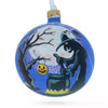 Wickedly Delightful: The Witch on Halloween Glass Ball Christmas Ornament 4 Inches by BestPysanky