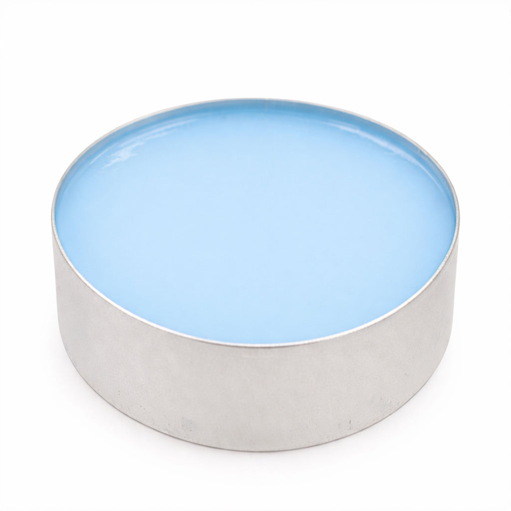 Light Blue Embossing Wax for Drop Pull Egg Decorating 0.35 oz (10 Grams) in Blue color Circle