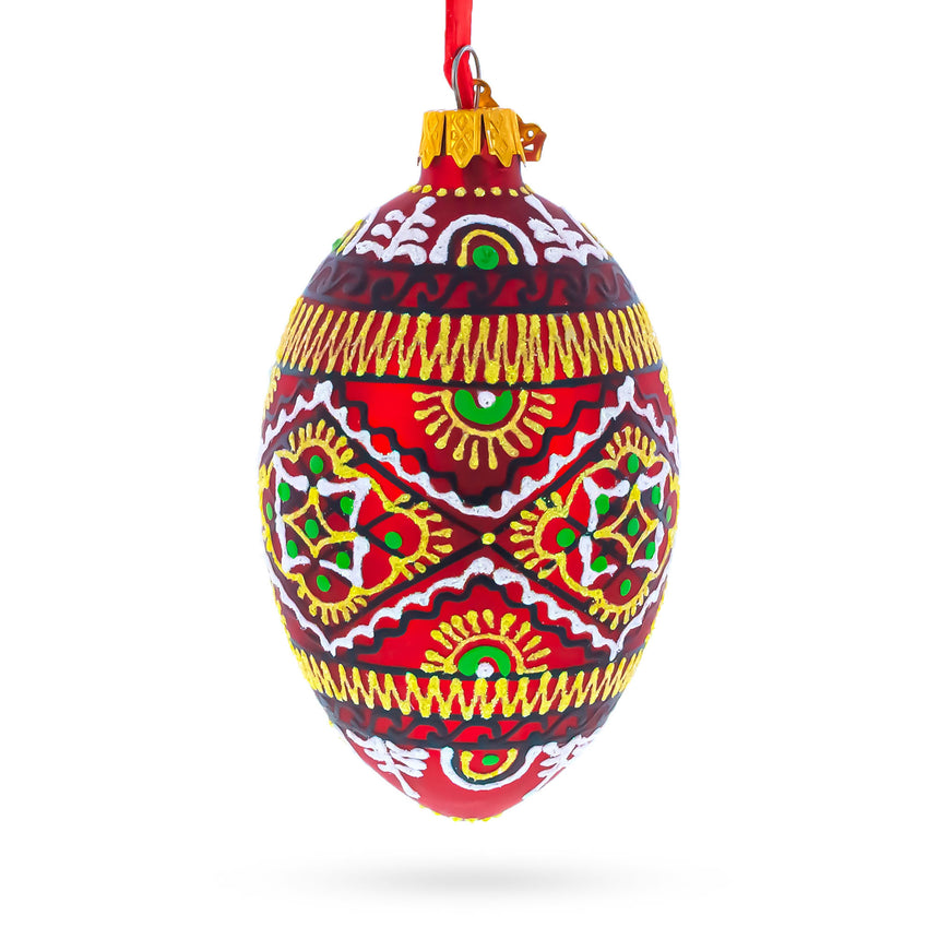 Buy Christmas Ornaments Glass Egg Pysanky by BestPysanky Online Gift Ship