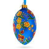 Buy Christmas Ornaments Glass Egg Flowers by BestPysanky Online Gift Ship