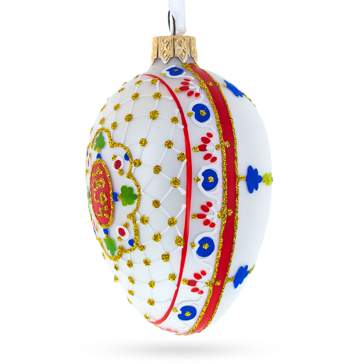 Buy Christmas Ornaments Glass Eggs Royal Imperial by BestPysanky Online Gift Ship