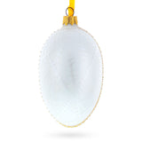 1913 Noble Ice Royal Egg Glass Ornament 4 Inches in  color Oval