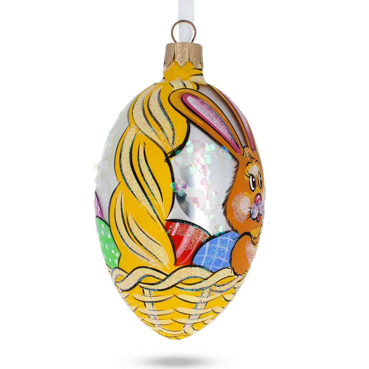 Buy Christmas Ornaments > Glass > Egg > Animals by BestPysanky Online Gift Ship