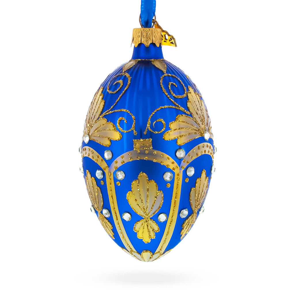 Buy Christmas Ornaments Glass Egg Glamour by BestPysanky Online Gift Ship