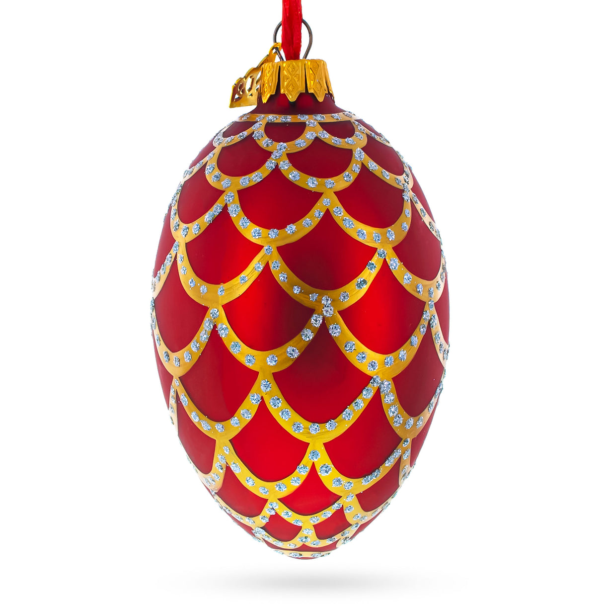 Buy Christmas Ornaments Glass Eggs Royal Imperial by BestPysanky Online Gift Ship