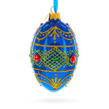 Buy Christmas Ornaments Glass Egg Geometrical by BestPysanky Online Gift Ship