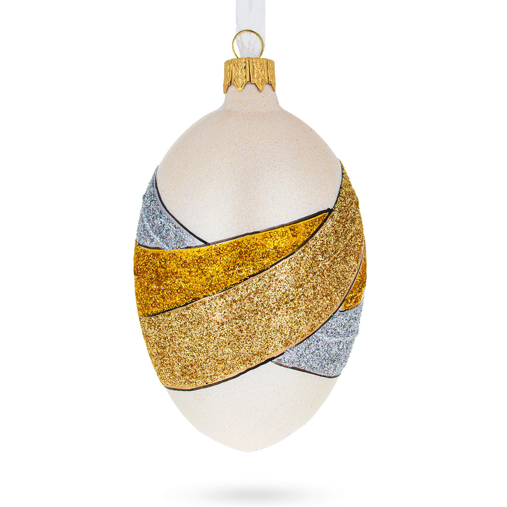 Buy Christmas Ornaments Glass Egg Glamour by BestPysanky Online Gift Ship