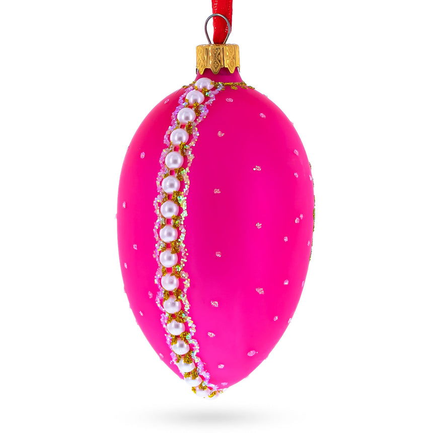 Buy Christmas Ornaments Glass Egg Couturier by BestPysanky Online Gift Ship