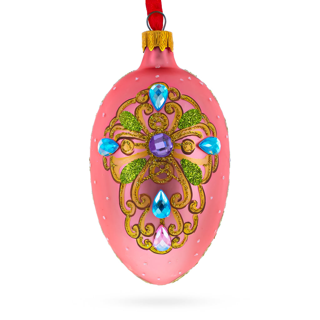 Buy Christmas Ornaments Glass Egg Glamour by BestPysanky Online Gift Ship