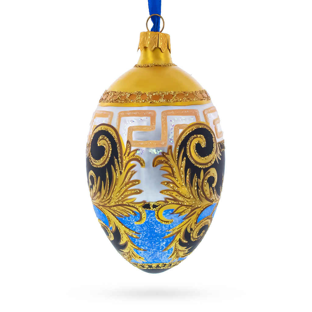 Buy Christmas Ornaments Glass Egg Glamour by BestPysanky Online Gift Ship