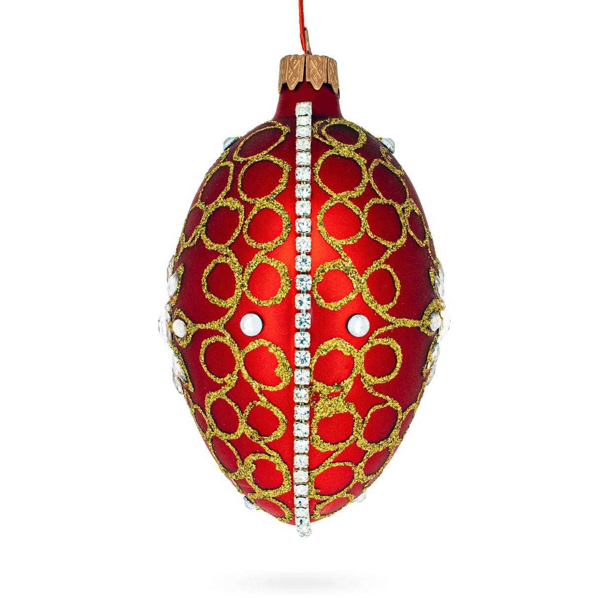 Buy Christmas Ornaments > Glass > Egg > Couturier by BestPysanky Online Gift Ship
