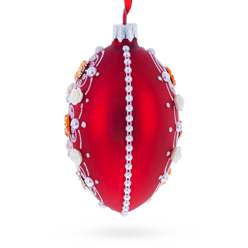 Buy Christmas Ornaments Glass Egg Glamour by BestPysanky Online Gift Ship