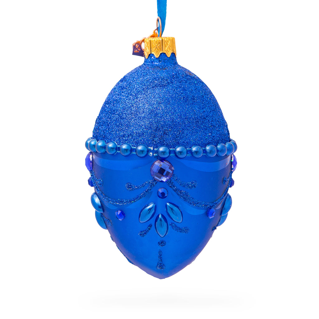 Buy Christmas Ornaments Glass Egg Glamour by BestPysanky Online Gift Ship