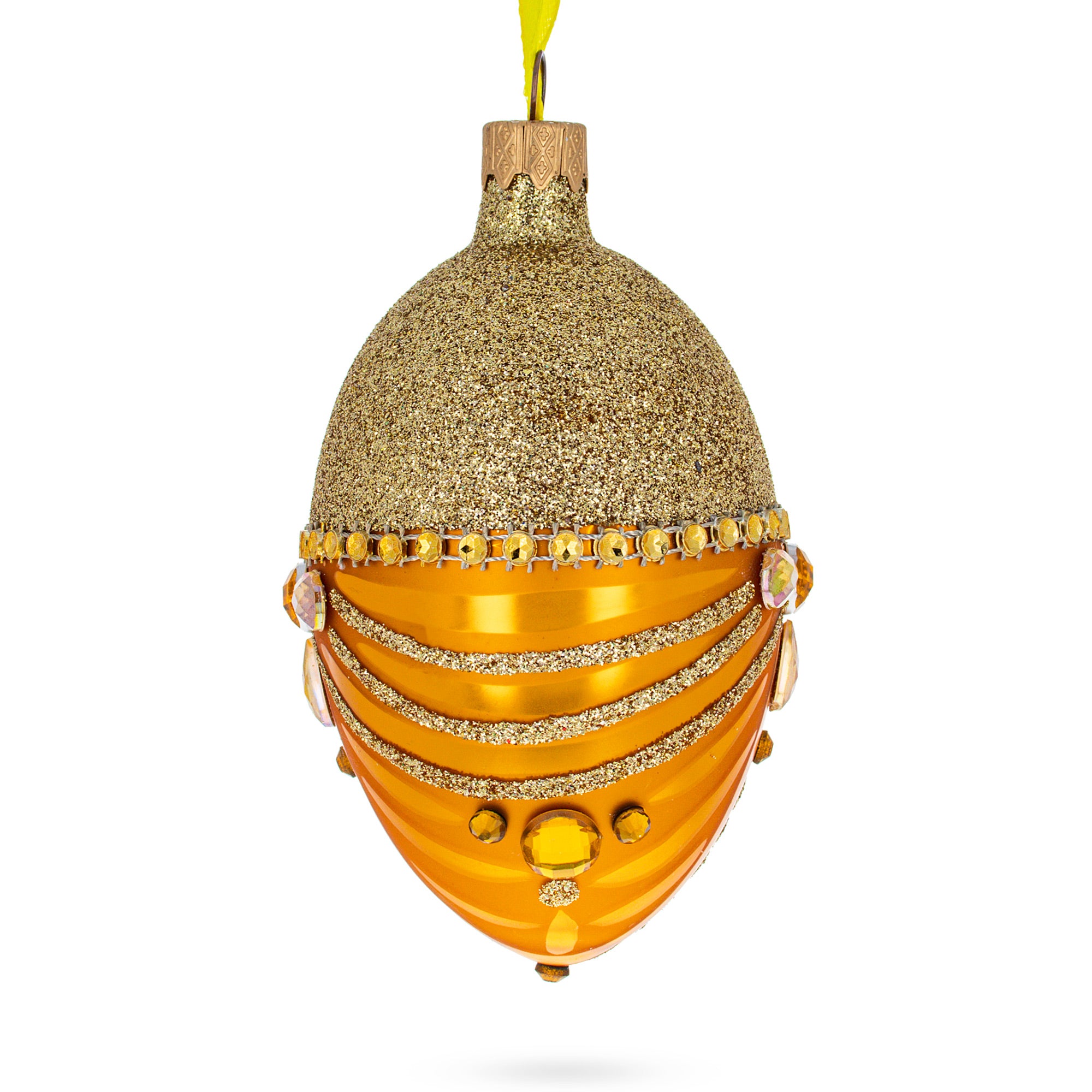 Buy Christmas Ornaments Glass Egg Glamour by BestPysanky Online Gift Ship