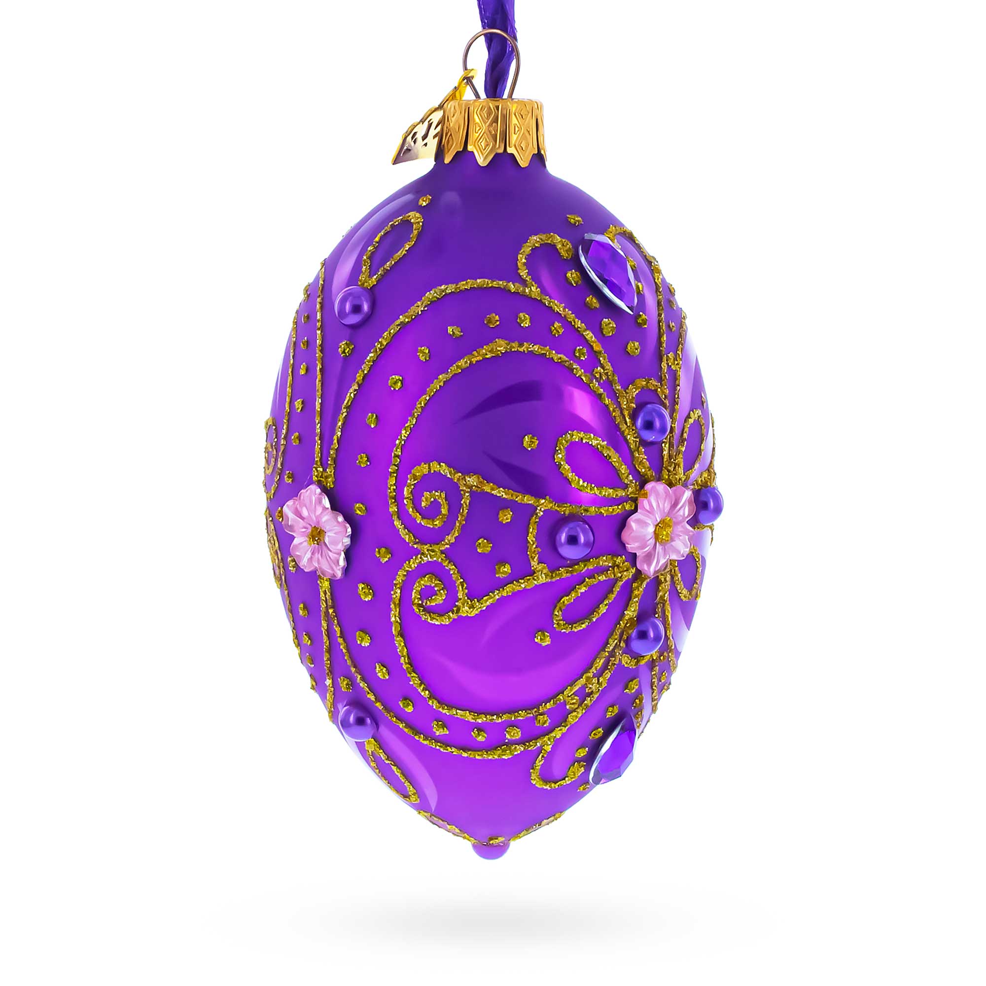 BestPysanky online gift shop sells mouth blown hand made painted xmas decor decorations unique luxury collectible heirloom vintage whimsical elegant festive balls baubles old fashioned european german collection artisan hanging pendants personalized oval