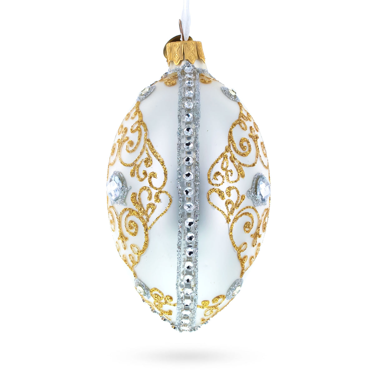 Buy Christmas Ornaments > Glass > Egg > Couturier by BestPysanky Online Gift Ship