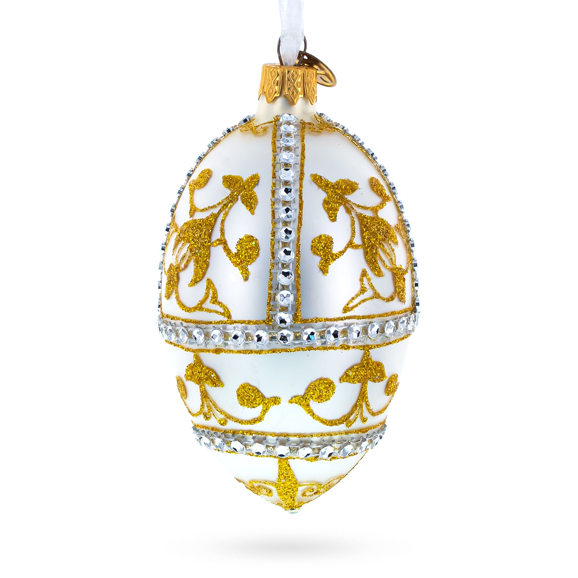 Buy Christmas Ornaments Glass Egg Glamour by BestPysanky Online Gift Ship
